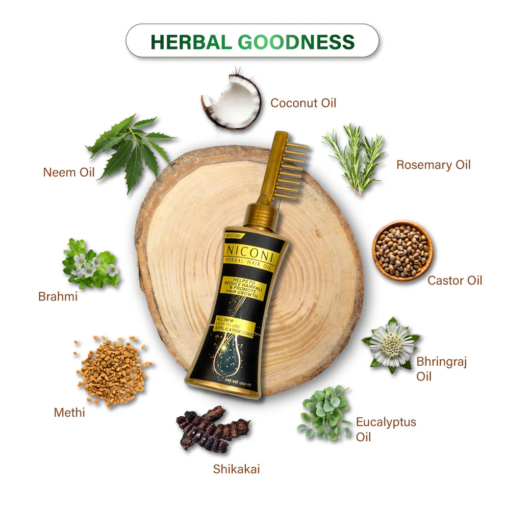 Niconi JADTATVA Herbal Hair Oil Spray (200ml)