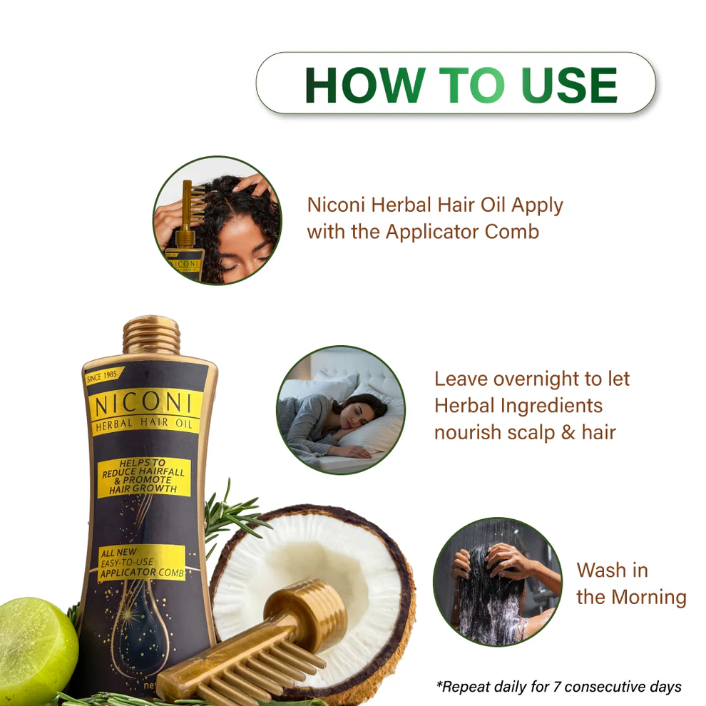 Niconi JADTATVA Herbal Hair Oil Spray (200ml)