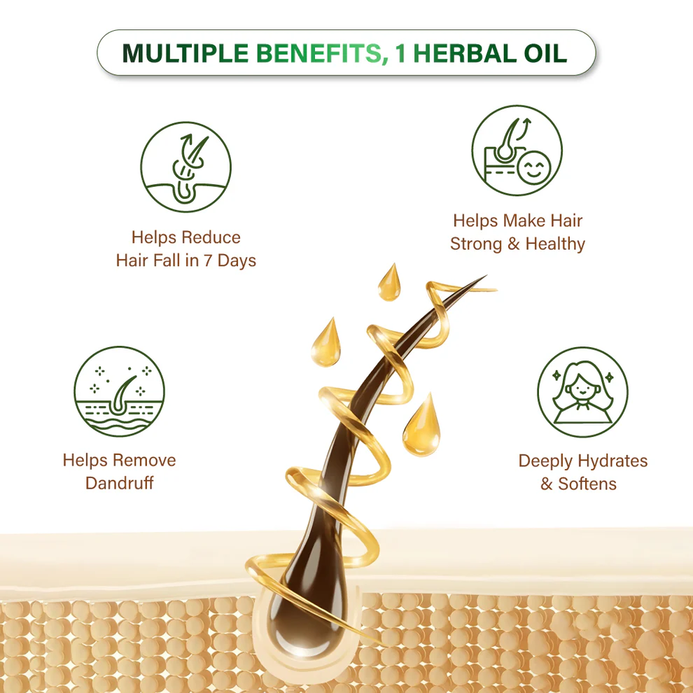 Niconi JADTATVA Herbal Hair Oil Spray (200ml)