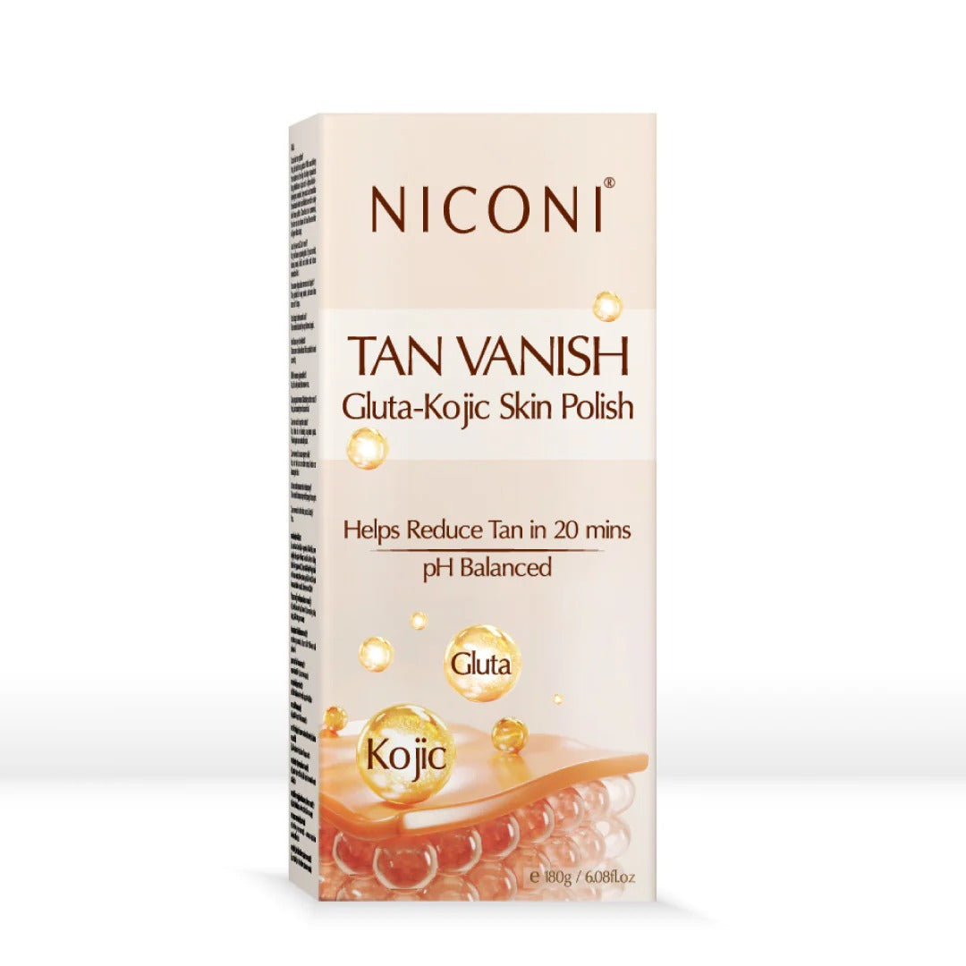 Niconi Tan Vanish Gluta-Kojic Skin Polish 180g (₹80 per use)